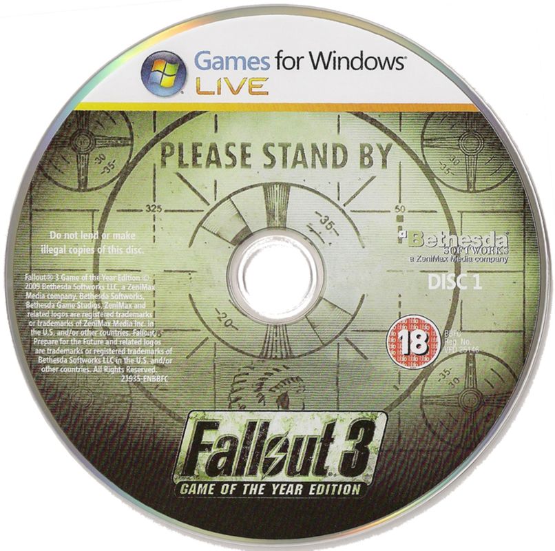 Media for Fallout 3: Game of the Year Edition (Windows): Main game