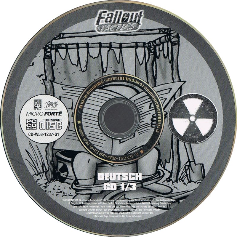 Media for Fallout Tactics: Brotherhood of Steel (Windows): Disc 1