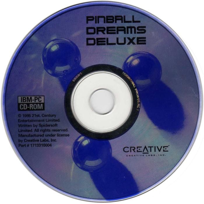 Media for Pinball Arcade (DOS) (OEM disc bundled with Creative Labs hardware)