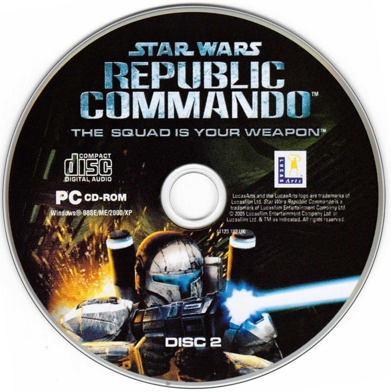 Media for Star Wars: Republic Commando (Windows) (LucasArts Classic release): Disc 2