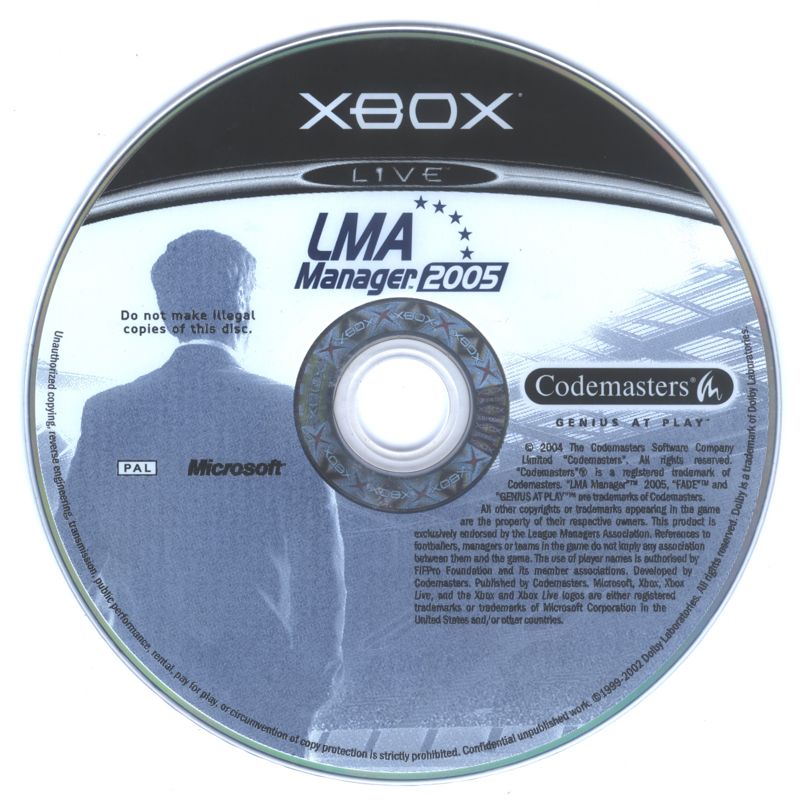 Media for LMA Manager 2005 (Xbox)
