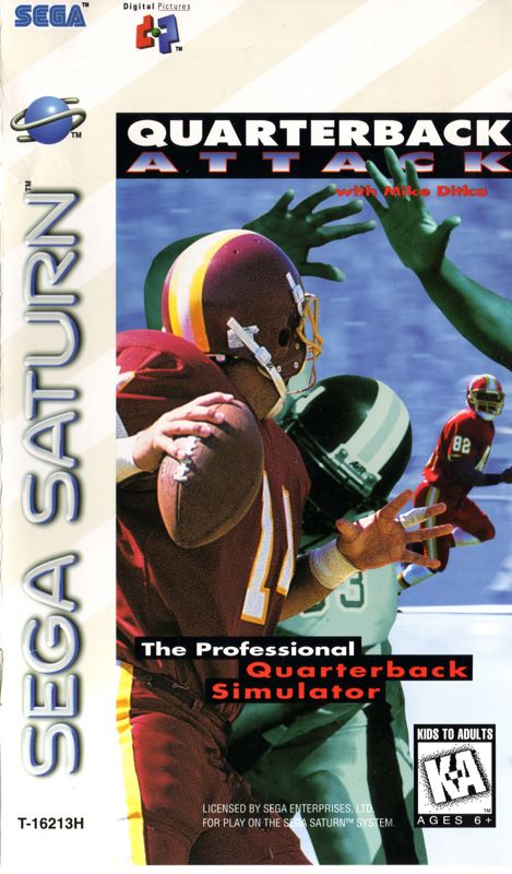 Front Cover for Quarterback Attack (SEGA Saturn)