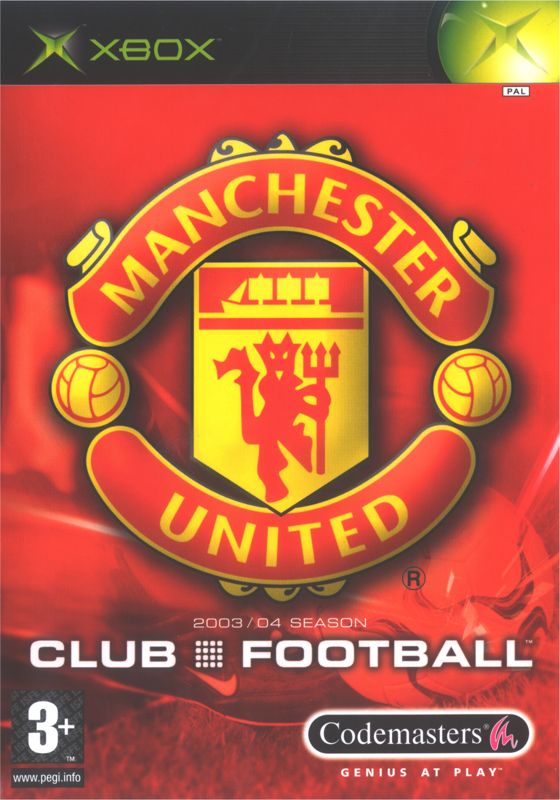 Front Cover for Club Football: 2003/04 Season (Xbox) (Manchester United)