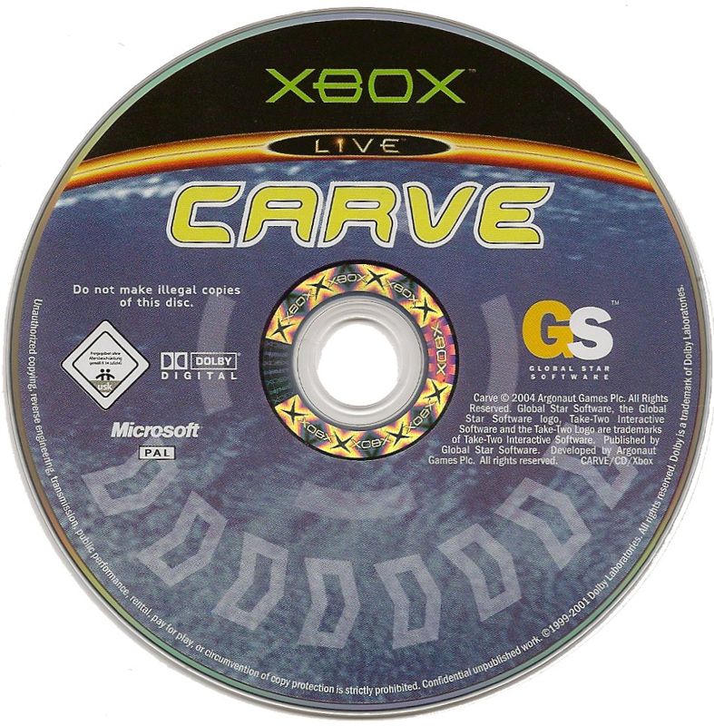 Media for Carve (Xbox)