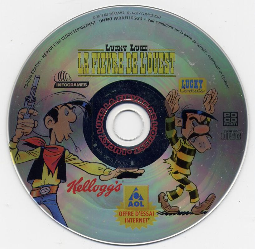 Media for Lucky Luke: Western Fever (Windows) (Kellog's/AOL release)
