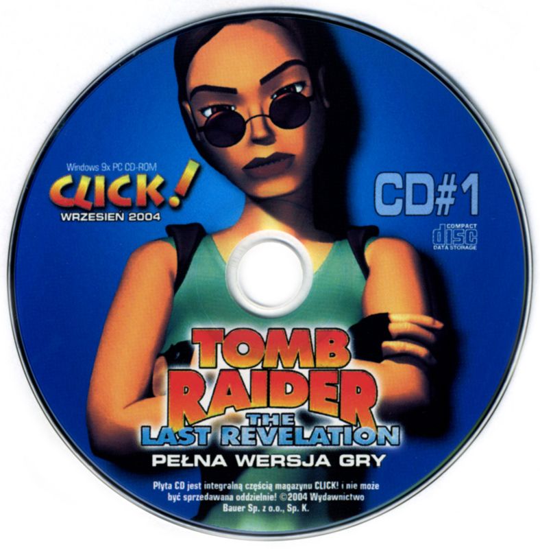 Media for Tomb Raider: The Last Revelation (Windows) (Click! 9/2004 covermount)