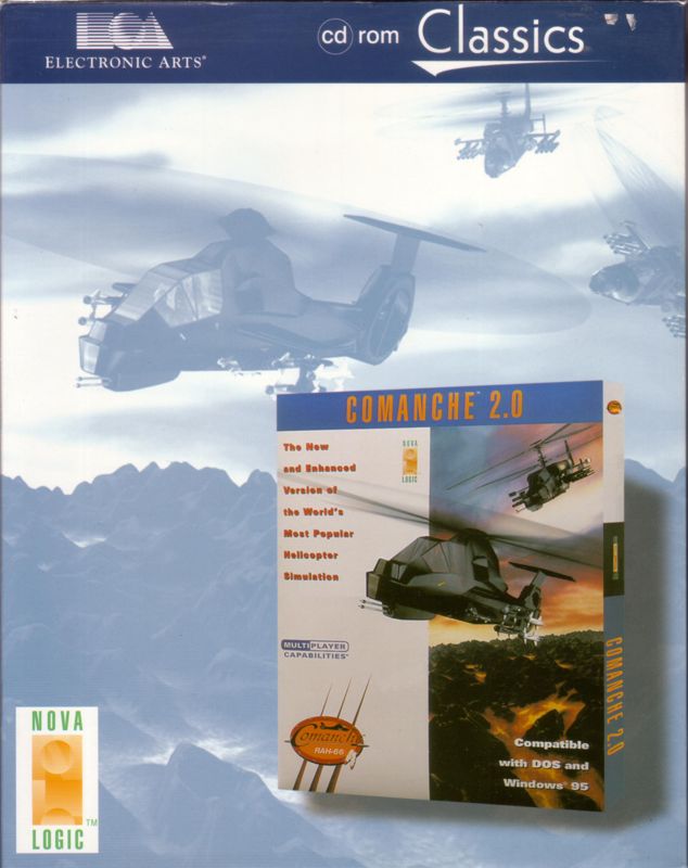 Front Cover for Comanche 2 (DOS) (EA Classics release)