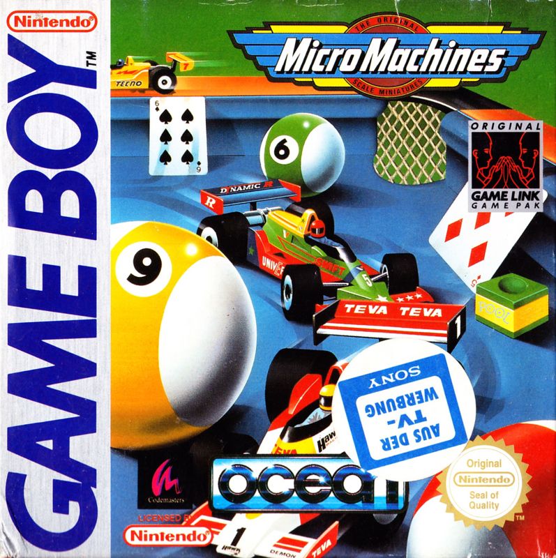 Front Cover for Micro Machines (Game Boy)