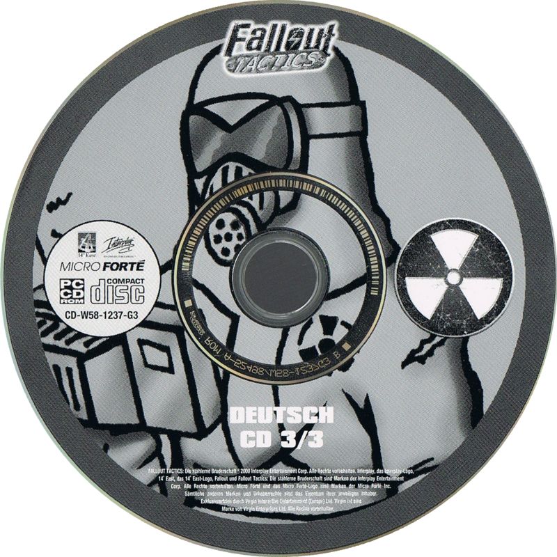 Media for Fallout Tactics: Brotherhood of Steel (Windows): Disc 3