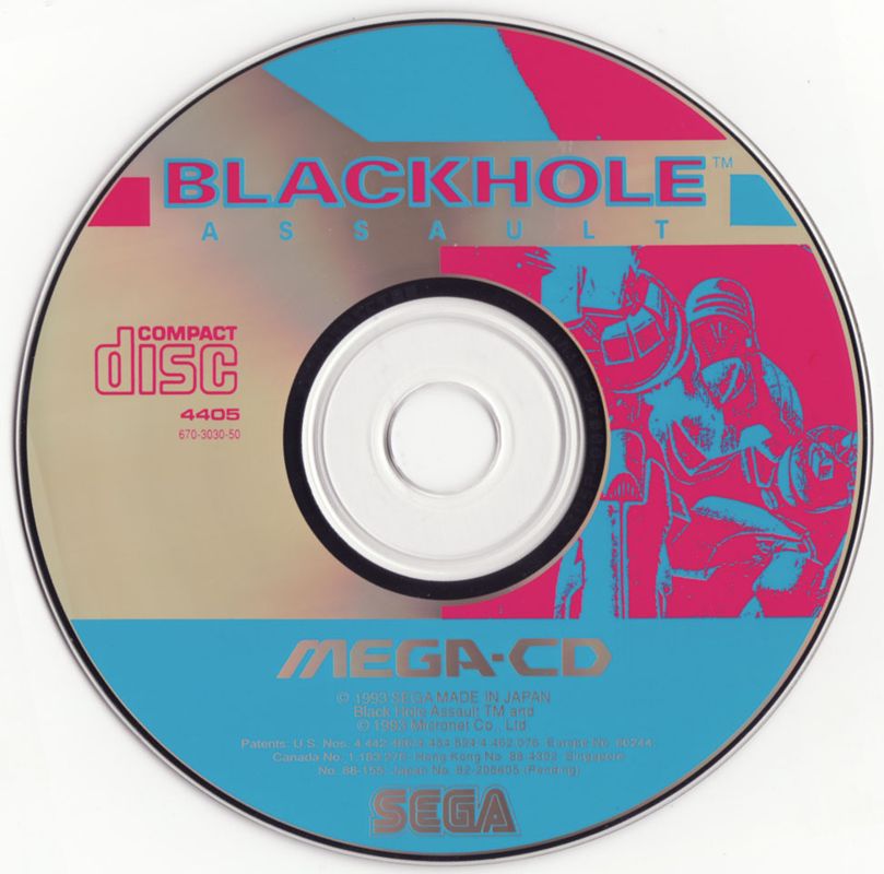 Media for Blackhole Assault (SEGA CD)