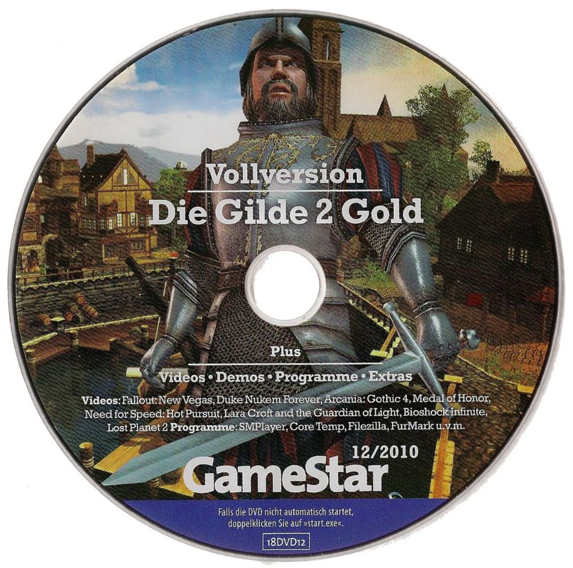Media for The Guild 2: Gold Edition (Windows) (GameStar 12/2010 covermount)