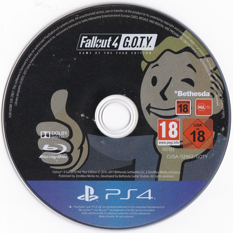 Bethesda - Fallout 4 - Game of the Year Edition - Sony PlayStation 4