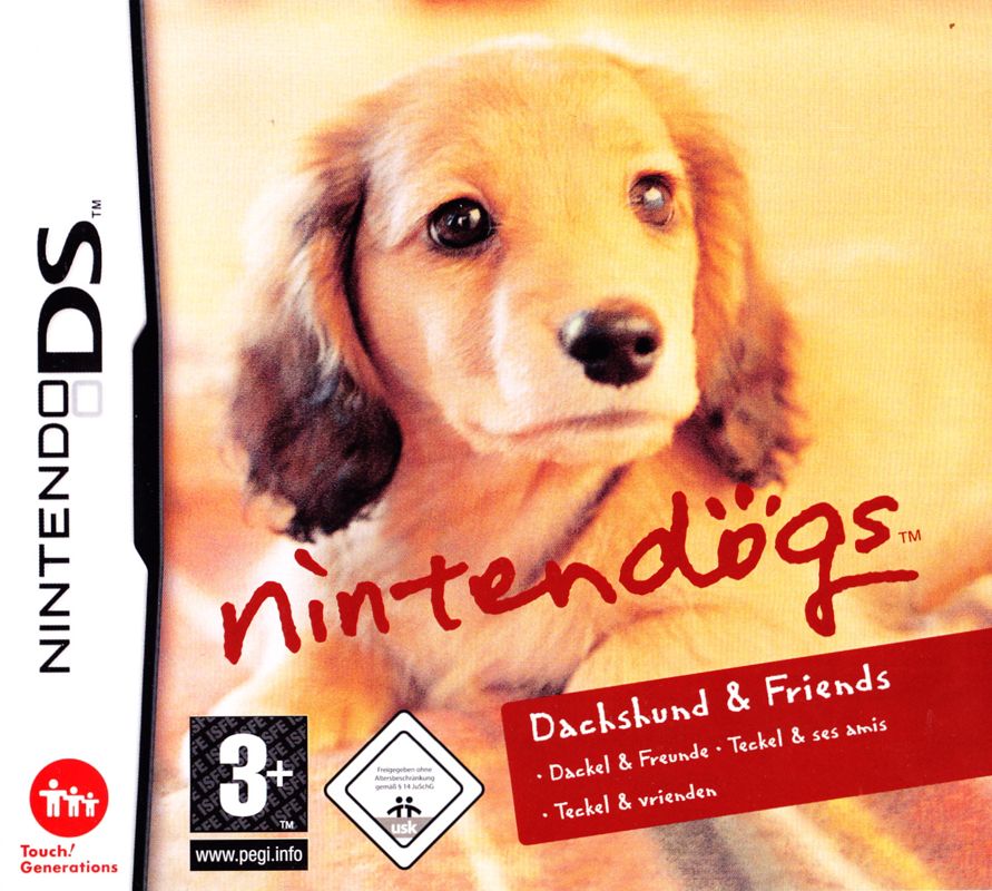 Front Cover for Nintendogs: Dachshund & Friends (Nintendo DS) (Dachshund & Friends Version (Touch Generation))