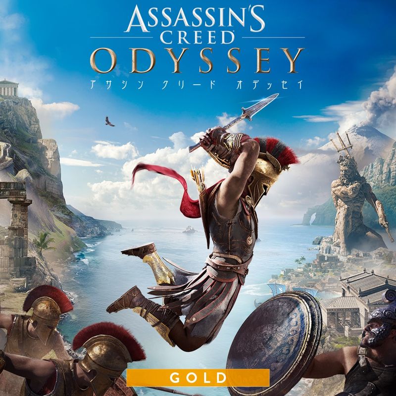 Front Cover for Assassin's Creed: Odyssey (Gold Edition) (PlayStation 4) (download release)