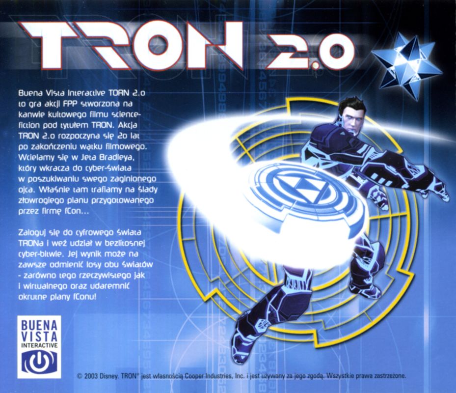 Other for Tron 2.0 (Windows): Jewel Case - Back