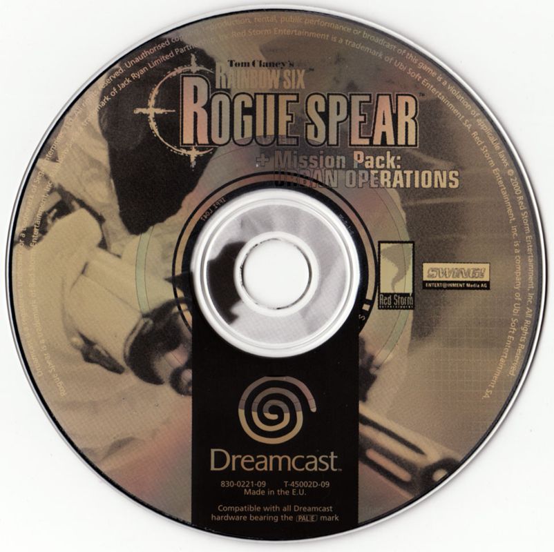 Media for Tom Clancy's Rainbow Six: Rogue Spear (Dreamcast)