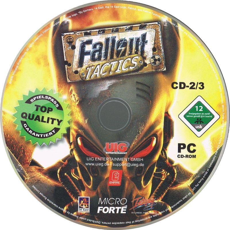 Media for Fallout Tactics: Brotherhood of Steel (Windows) (Solid Games release): Disc 2