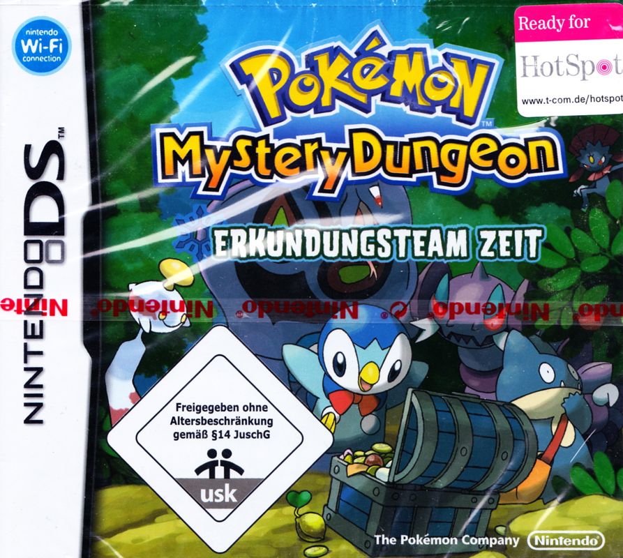 Front Cover for Pokémon Mystery Dungeon: Explorers of Time (Nintendo DS) (Re-release)
