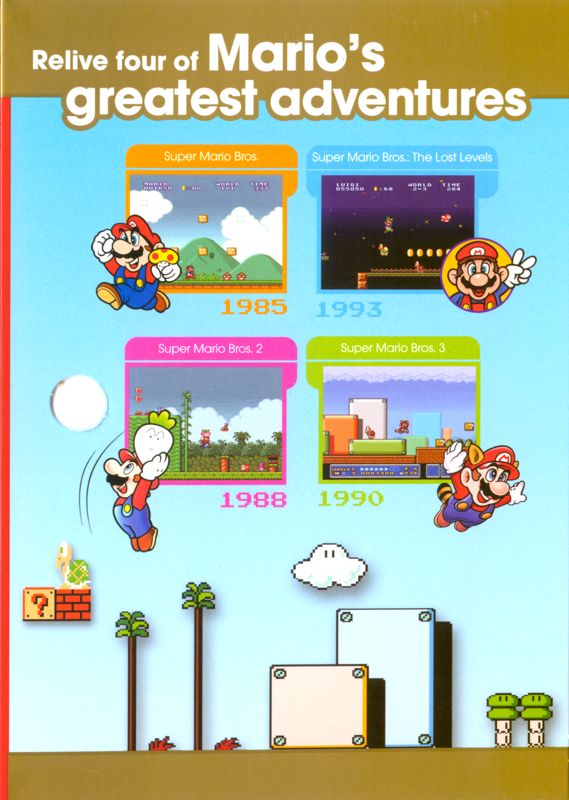Inside Cover for Super Mario All-Stars: Limited Edition (Wii): Left
