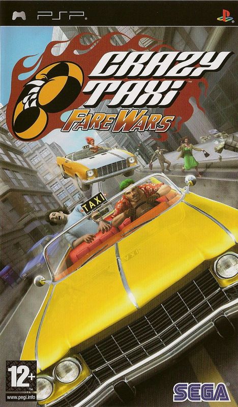 Front Cover for Crazy Taxi: Fare Wars (PSP)