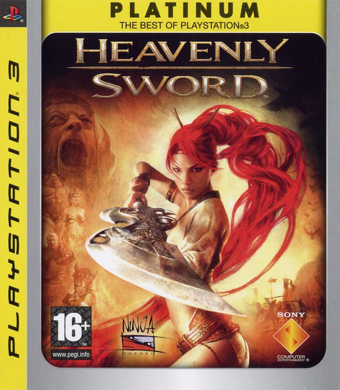 Front Cover for Heavenly Sword (PlayStation 3) (Platinum release)