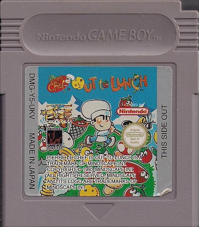 Media for Pierre le Chef is... Out to Lunch (Game Boy)