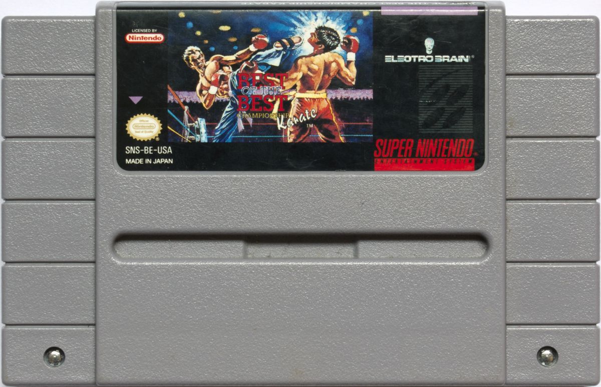 Media for Best of the Best Championship Karate (SNES)