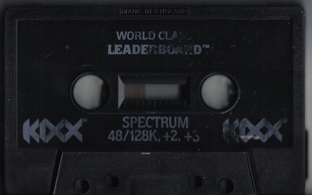 Media for World Class Leader Board (ZX Spectrum) (KIXX release)
