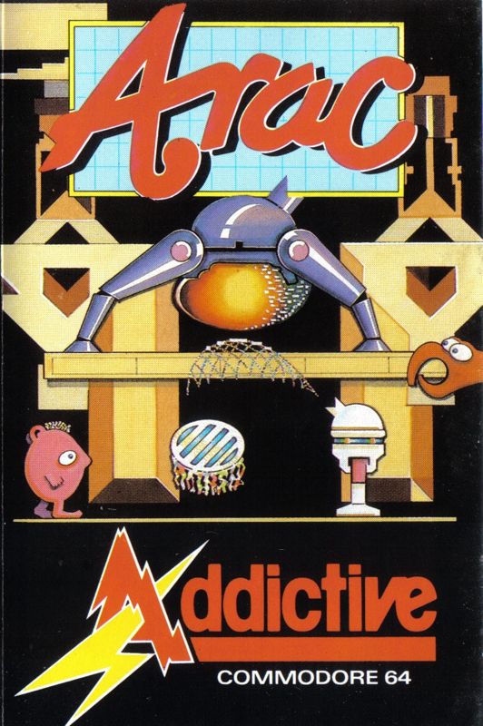 Front Cover for Spiderbot (Commodore 64)