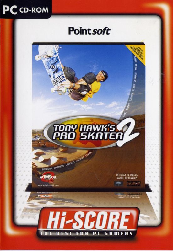 Front Cover for Tony Hawk's Pro Skater 2 (Windows) (2003 Hi-SCORE (PointSoft) budget release)