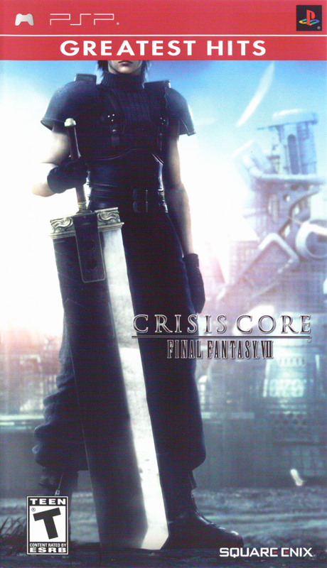 Front Cover for Crisis Core: Final Fantasy VII (PSP) (Greatest Hits)