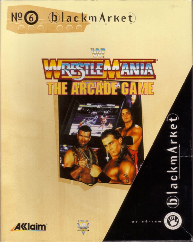 Front Cover for WWF WrestleMania (DOS) (blackmArket release)