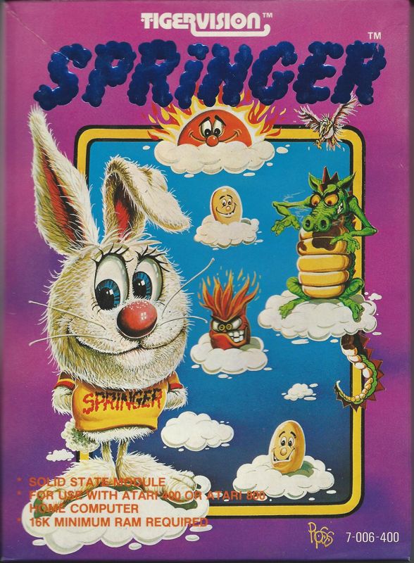 Front Cover for Springer (Atari 8-bit)