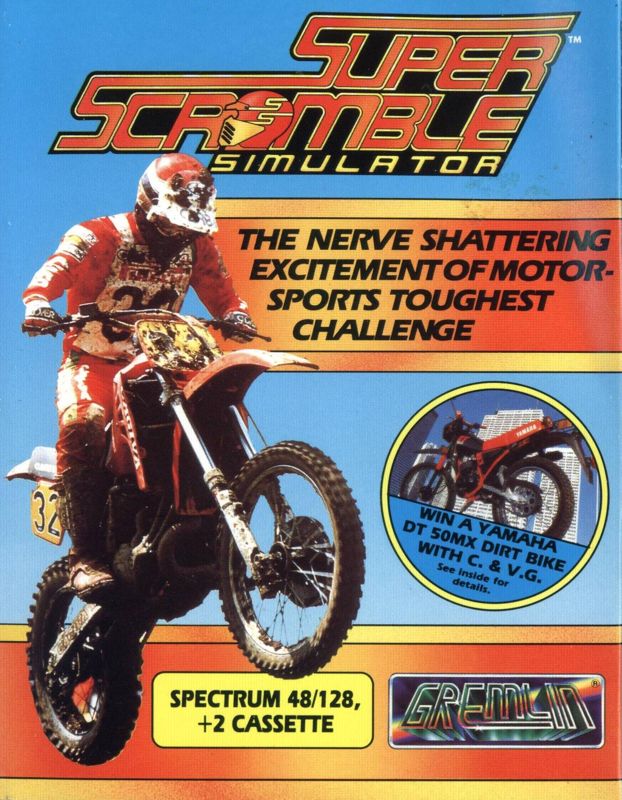 Front Cover for Super Scramble Simulator (ZX Spectrum)