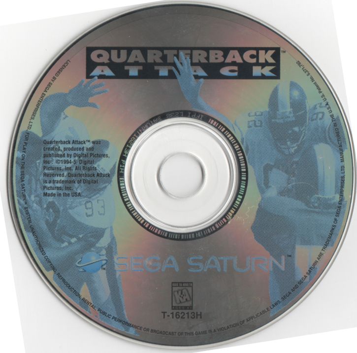 Media for Quarterback Attack (SEGA Saturn)