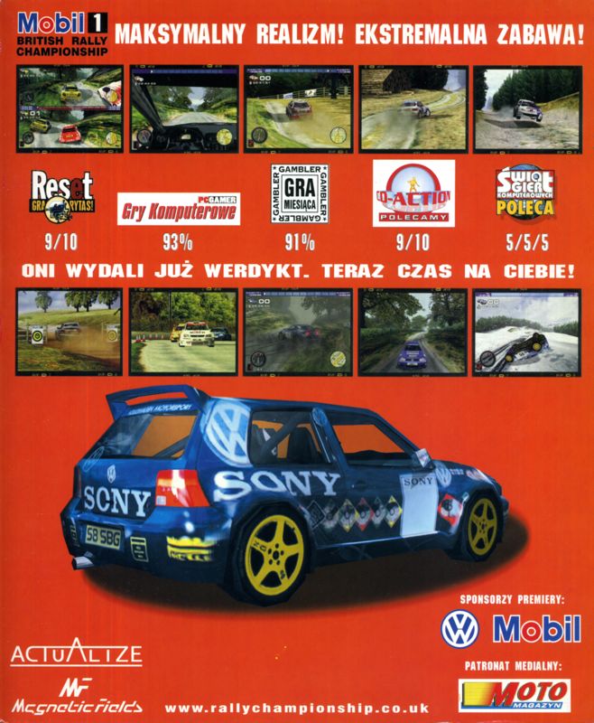 Back Cover for Mobil 1 Rally Championship (Windows)