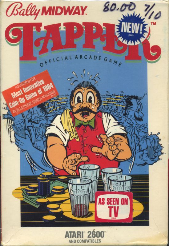 Front Cover for Tapper (Atari 2600)