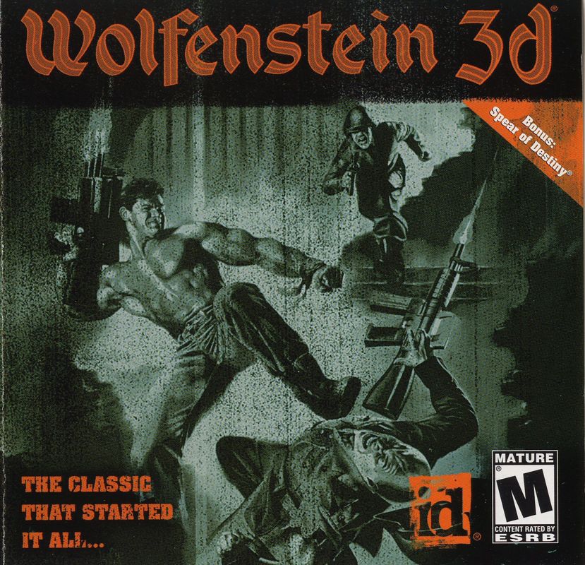 Front Cover for Wolfenstein 3d (DOS) (2001 re-release)