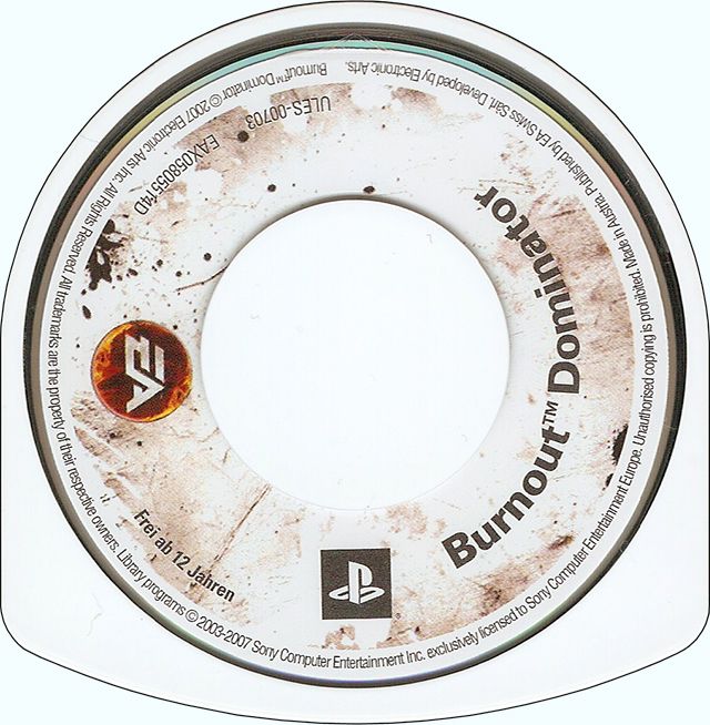 Media for Burnout: Dominator (PSP) (PSP Essentials release)