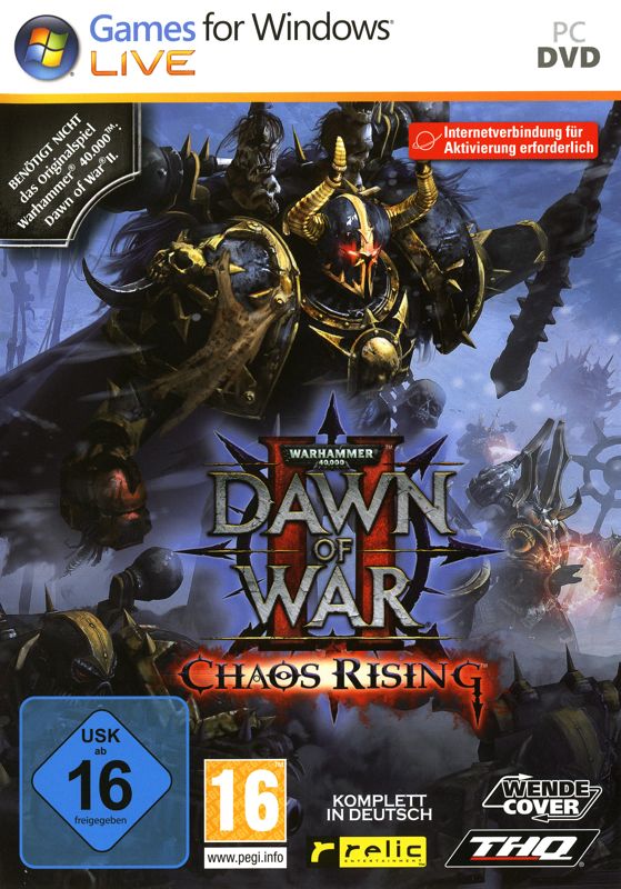 Front Cover for Warhammer 40,000: Dawn of War II - Chaos Rising (Windows)