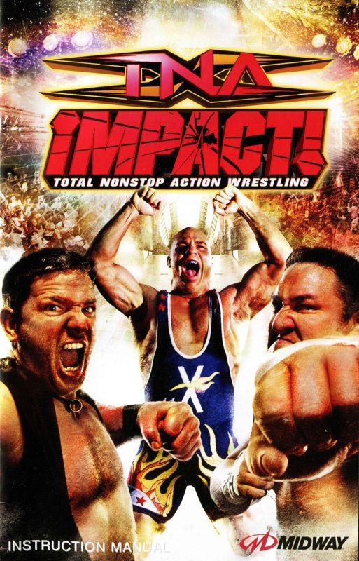 Manual for TNA iMPACT! (PlayStation 2): Front