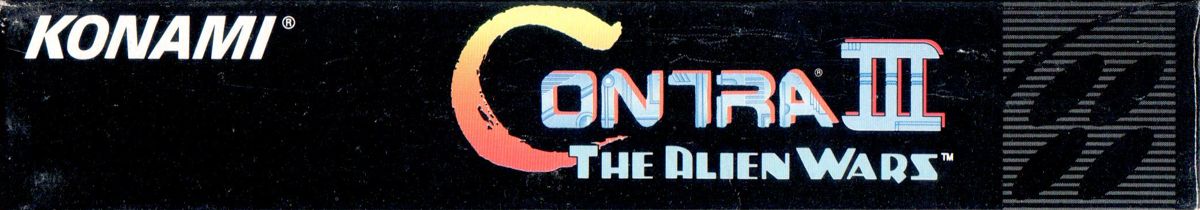 Spine/Sides for Contra III: The Alien Wars (SNES): Bottom