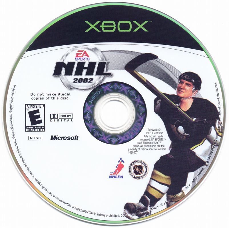 Media for NHL 2002 (Xbox)