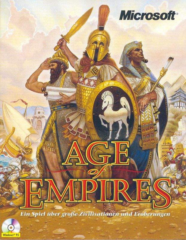 Front Cover for Age of Empires (Windows) (Mattel Interactive / Software Pyramide release)