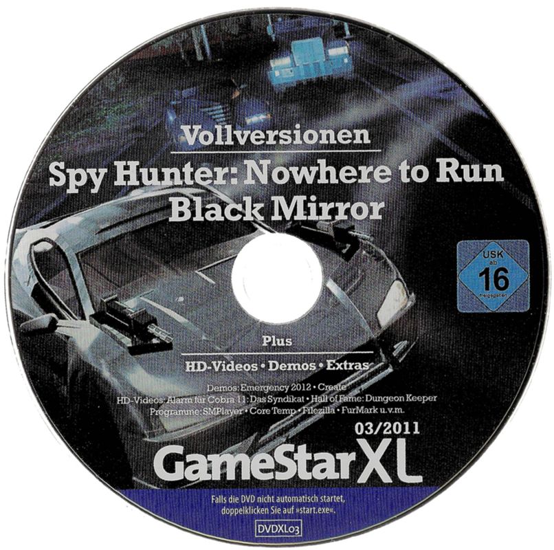 Media for The Black Mirror (Windows) (GameStar XL 03/2011 covermount)