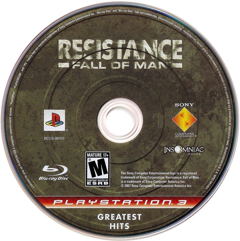 Media for Resistance: Fall of Man (PlayStation 3) (Greatest Hits release)