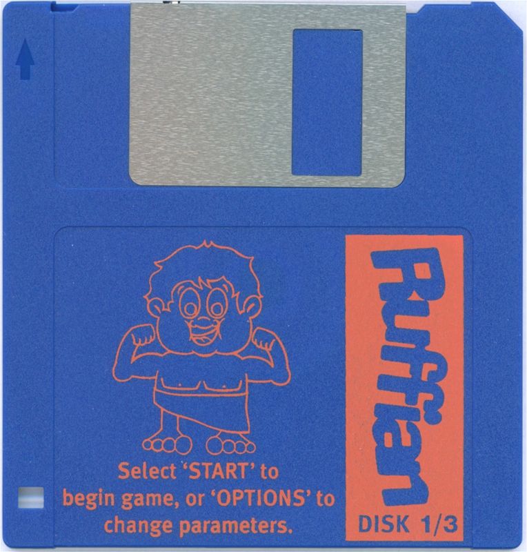 Media for Ruffian (Amiga): disc 1/3
