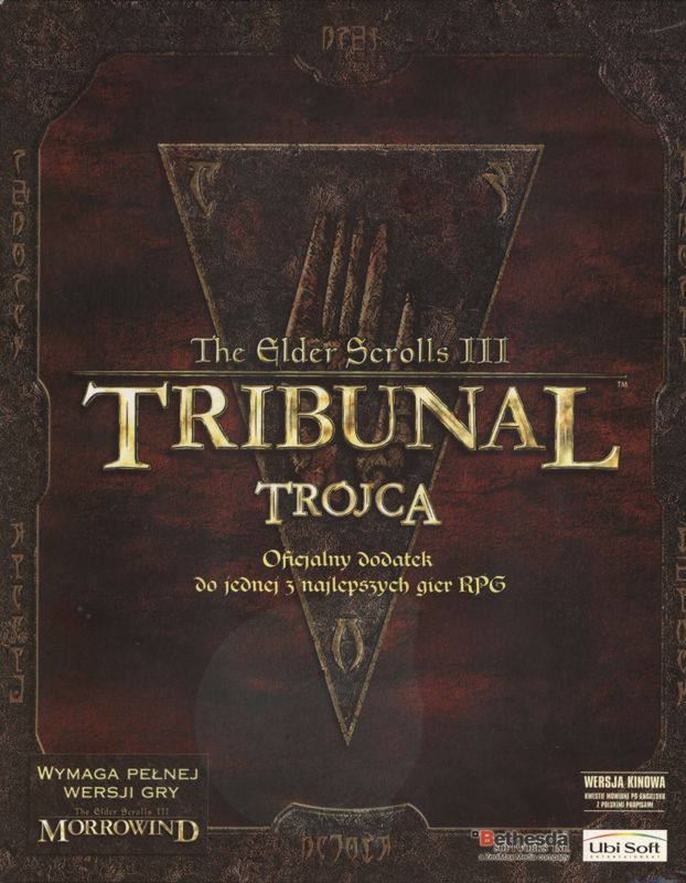 Front Cover for The Elder Scrolls III: Tribunal (Windows)