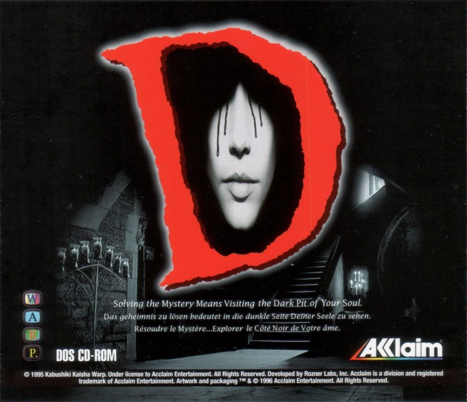 Other for D (DOS and Windows): Jewel Case - Back