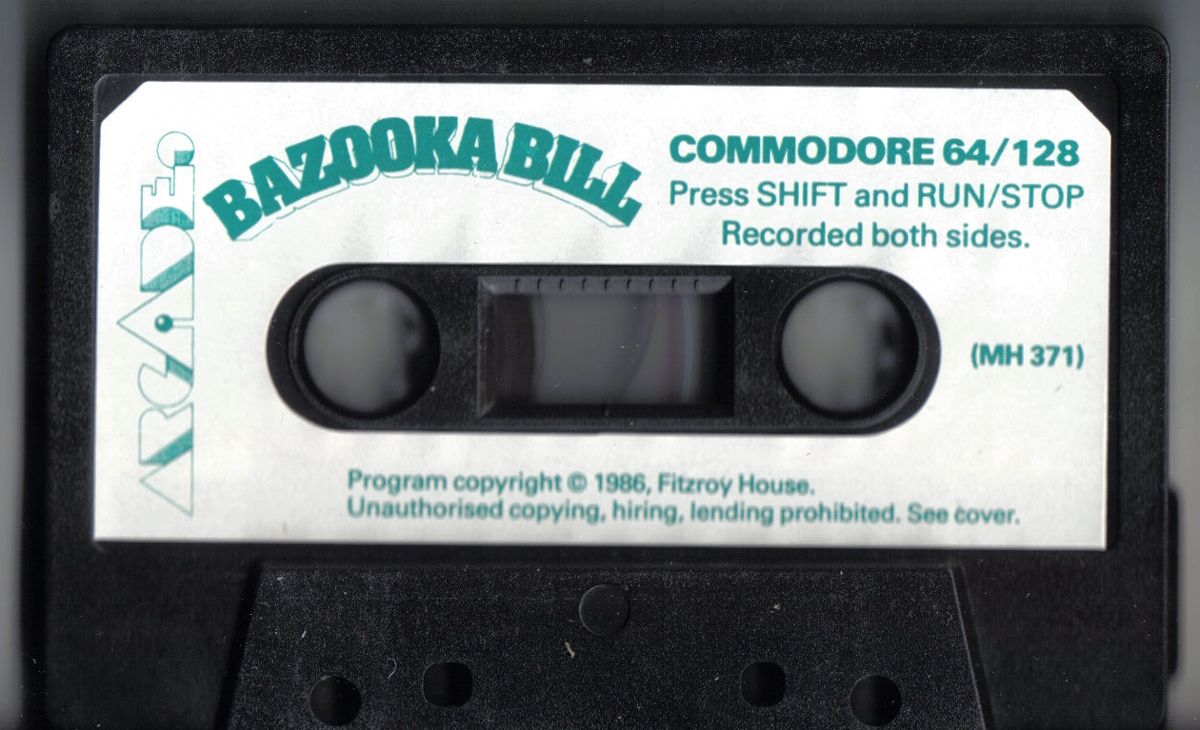 Media for Bazooka Bill (Commodore 64)